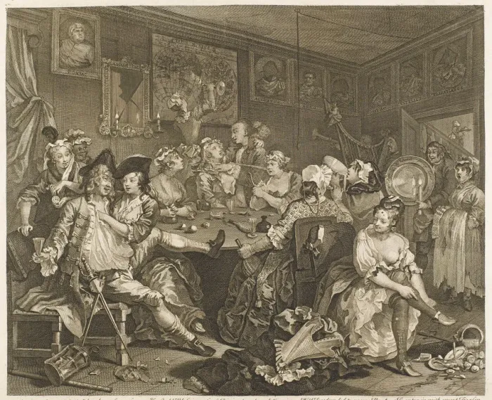 Framed Print : C18 TAVERN SCENE Framed Print : C18 TAVERN SCENE