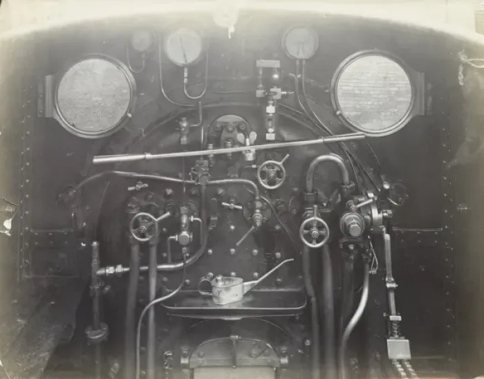 Framed Print : Cab view of an unidentified locomotive Framed Print : Cab view of an unidentified locomotive