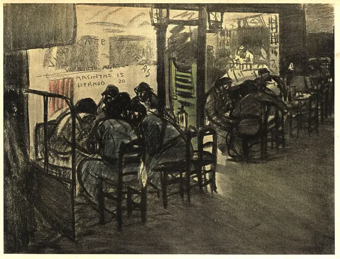 Framed Print : At The Cabaret Terrace Framed Print : At The Cabaret Terrace