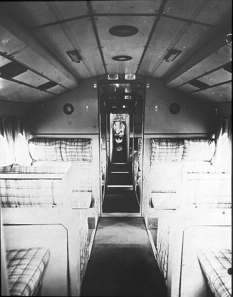 Cabin of a Sikorsky S42 of Pan American Airways