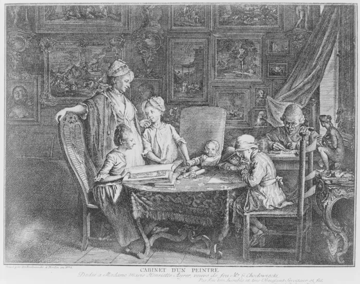 Framed Print : Cabinet d un peintre Framed Print : Cabinet d un peintre
