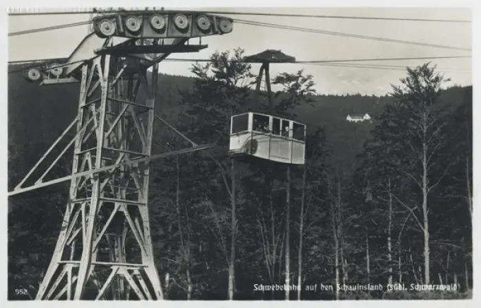 Framed Print : Cable car on Schauinsland mountain, Germany Framed Print : Cable car on Schauinsland mountain, Germany