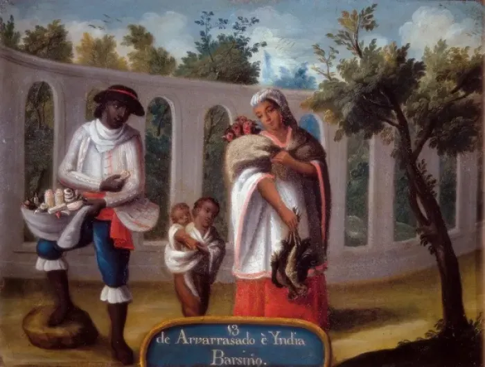 Framed Print : CABRERA, MIGUEL (1695-1768). DE Framed Print : CABRERA, MIGUEL (1695-1768). DE