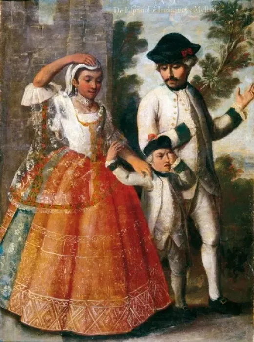 Framed Print : CABRERA, MIGUEL (1695-1768). DE Framed Print : CABRERA, MIGUEL (1695-1768). DE