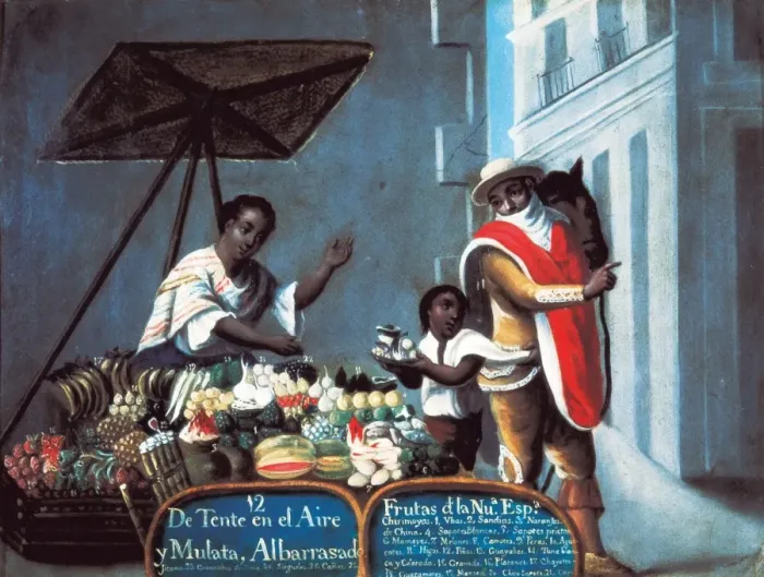 Framed Print : CABRERA, MIGUEL (1695-1768). CASTAS Framed Print : CABRERA, MIGUEL (1695-1768). CASTAS