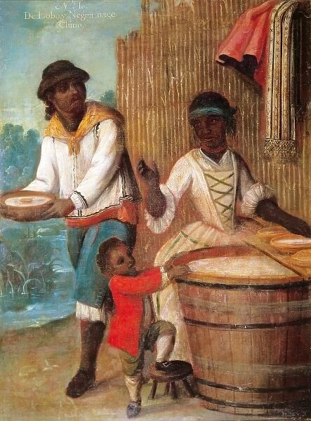 CABRERA, MIGUEL (1695-1768). INDIOS