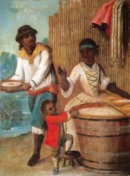 Framed Print : CABRERA, MIGUEL (1695-1768). INDIOS Framed Print : CABRERA, MIGUEL (1695-1768). INDIOS