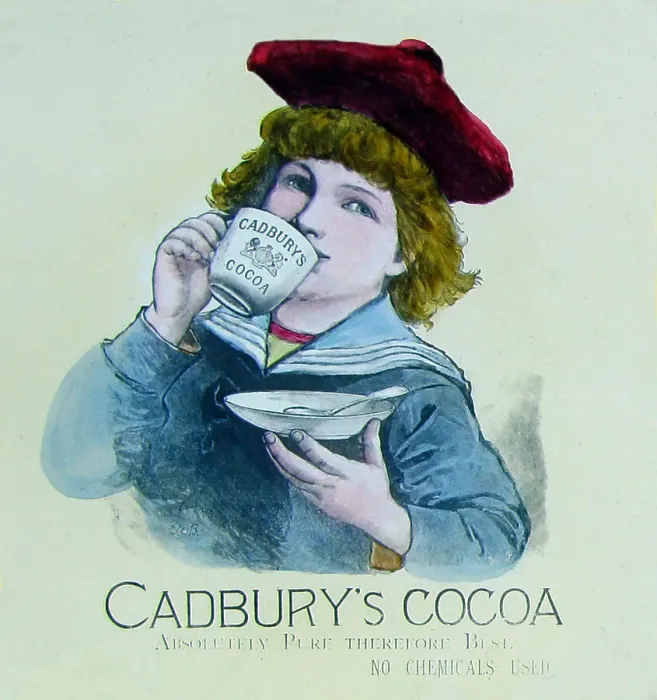 Framed Print : Cadbury's Cocoa advertisement Victorian period Framed Print : Cadbury's Cocoa advertisement Victorian period