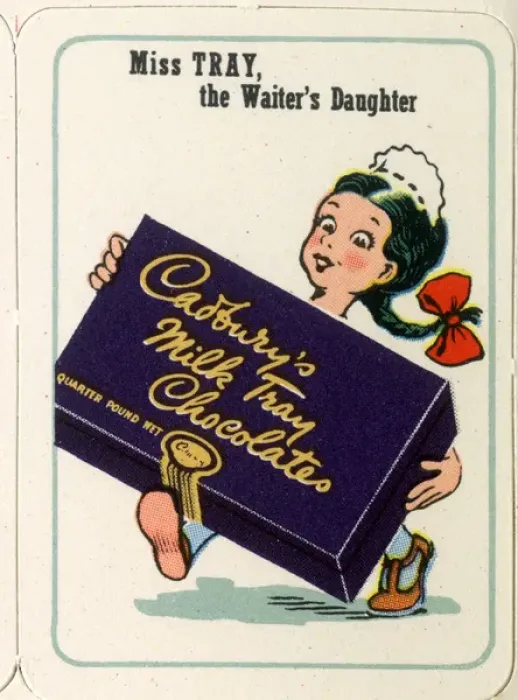 Framed Print : Cadburys Happy Families - Miss Tray Framed Print : Cadburys Happy Families - Miss Tray