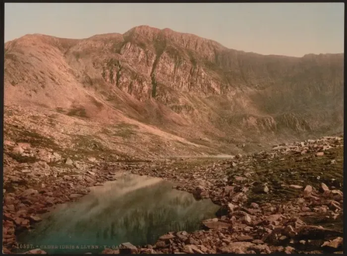 Framed Print : Cader Idris and Llyn-y-Cader (i. e. Cadair), Wales Framed Print : Cader Idris and Llyn-y-Cader (i. e. Cadair), Wales