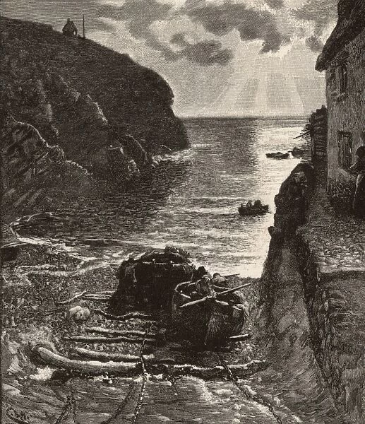 Cadgwith Cove by Charles Napier Hemy