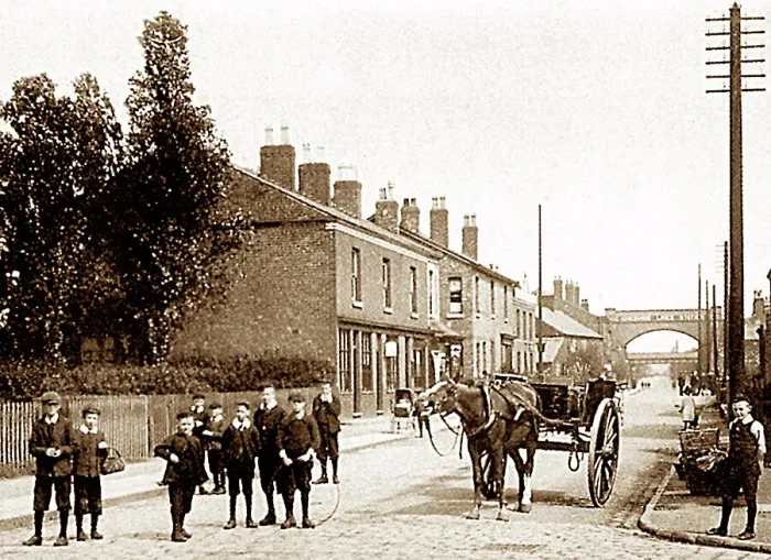 Framed Print : Cadishead Liverpool Road early 1900s