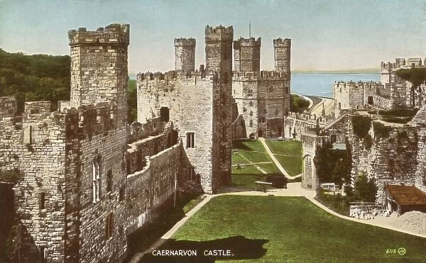 Caernarfon Castle, Gwynedd, North Wales