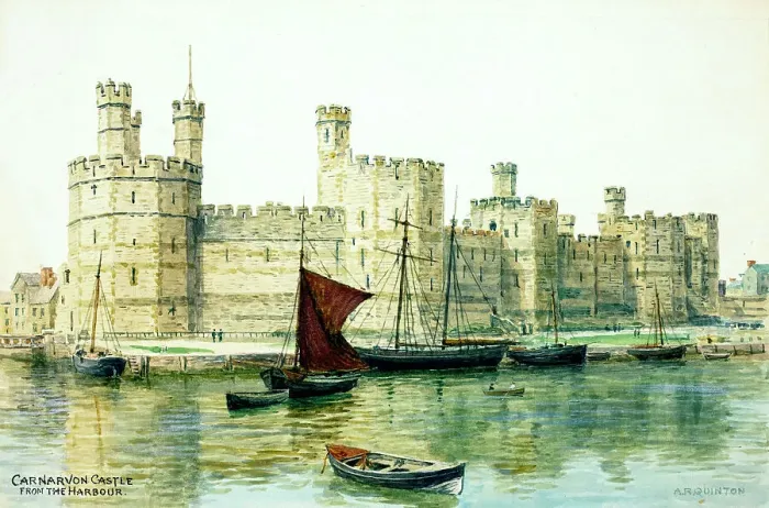 Framed Print : Caernarfon Castle, Gwynedd, Wales Framed Print : Caernarfon Castle, Gwynedd, Wales