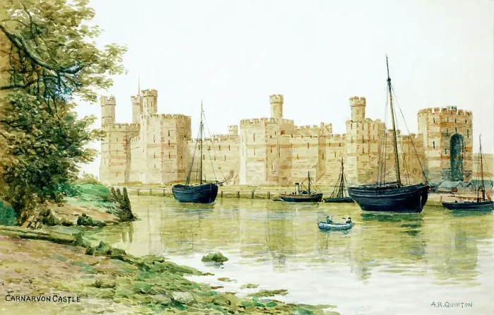 Framed Print : Caernarfon Castle, Gwynedd, Wales Framed Print : Caernarfon Castle, Gwynedd, Wales