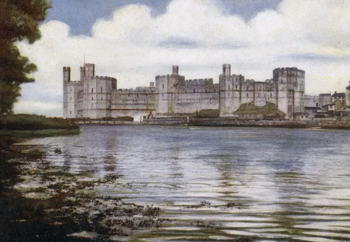 Framed Print : Caernarfon Castle, North Wales Framed Print : Caernarfon Castle, North Wales