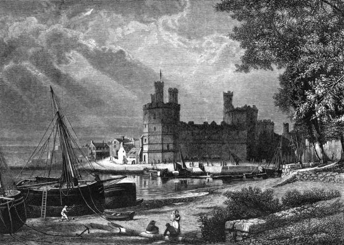 Framed Print : Caernarvon Castle / Wales Framed Print : Caernarvon Castle / Wales