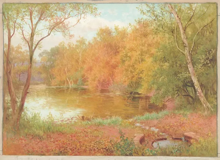 Framed Print : Caesar's Well Keston Bromley Landscape scene Framed Print : Caesar's Well Keston Bromley Landscape scene