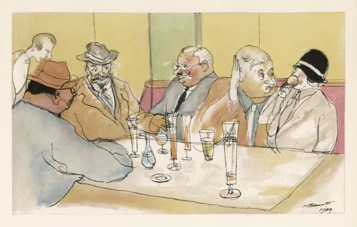 Framed Print : CAFE ROYAL DRINKS 1929 Framed Print : CAFE ROYAL DRINKS 1929