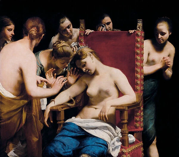 Cagnacci Guido 1601 1681 Aisa Import Death Cleopatra
