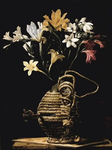 CAGNACCI, Guido (1601-1681). Flowers in a Flask