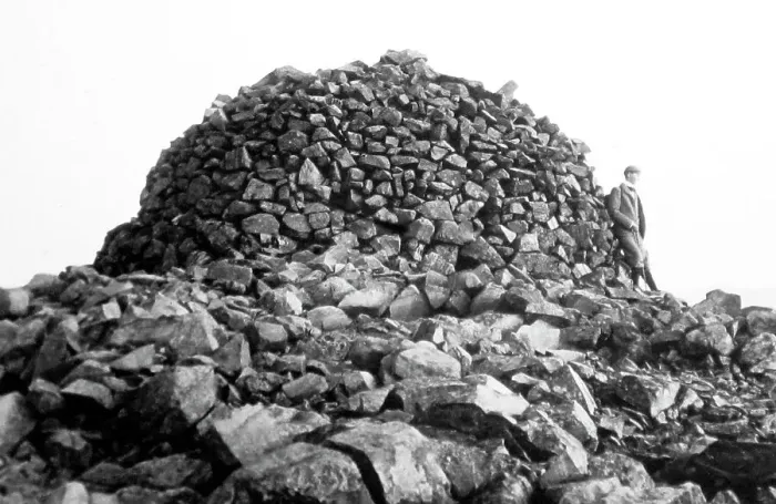 Framed Print : Cairn at the summit of Scafell Pike, Lake District Framed Print : Cairn at the summit of Scafell Pike, Lake District