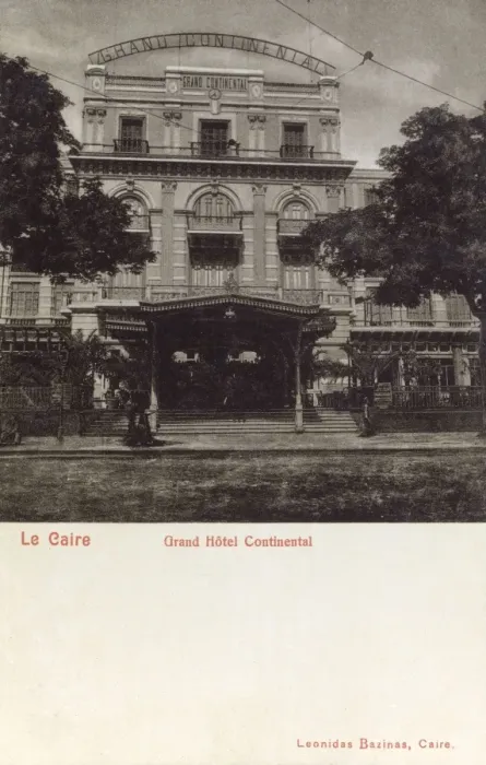 Framed Print : Cairo, Egypt - The Grand Continental Hotel Framed Print : Cairo, Egypt - The Grand Continental Hotel