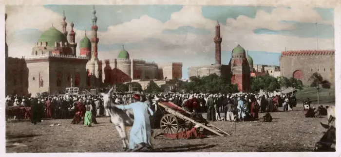 Framed Print : Cairo, Egypt - Local Market near the Sultan Hassan Mosque Framed Print : Cairo, Egypt - Local Market near the Sultan Hassan Mosque