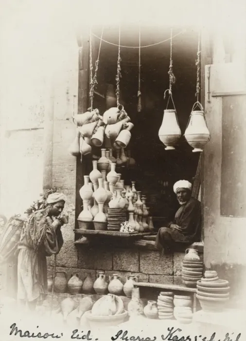 Framed Print : Cairo, Egypt - Pot Seller Framed Print : Cairo, Egypt - Pot Seller