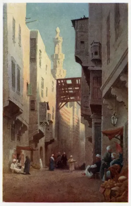 Framed Print : Cairo: Sharia Bab-el-Wazir Framed Print : Cairo: Sharia Bab-el-Wazir