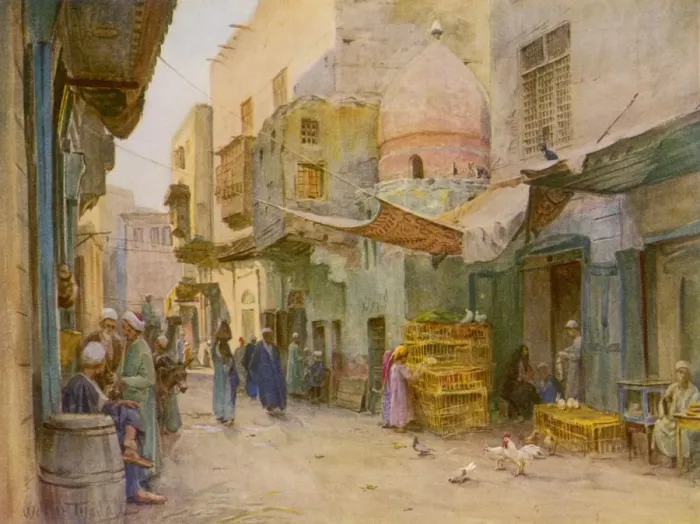 Framed Print : Cairo street scene Framed Print : Cairo street scene