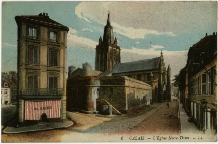 Framed Print : Calais, France - Notre Dame Church