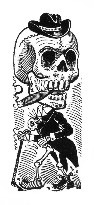 Framed Print : Calavera of the Dandy, Mexico Framed Print : Calavera of the Dandy, Mexico
