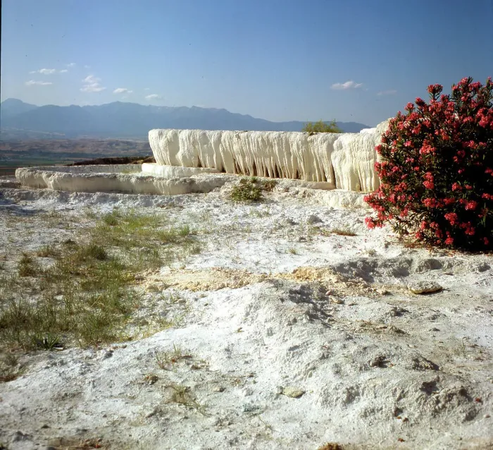 Framed Print : Calcified deposits from hot springs at Pamukkale Framed Print : Calcified deposits from hot springs at Pamukkale