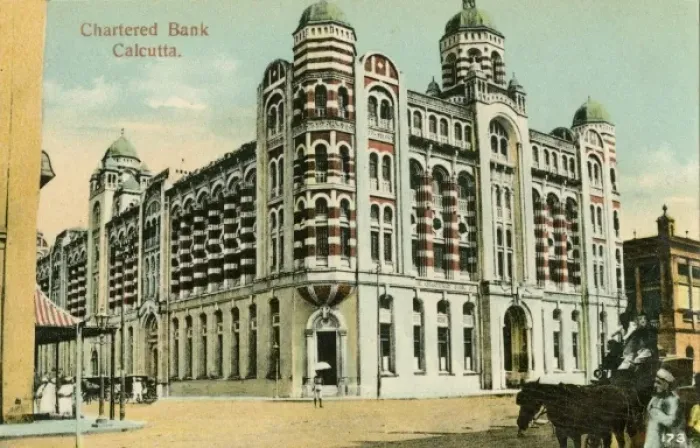 Framed Print : Calcutta, India - Chartered Bank Framed Print : Calcutta, India - Chartered Bank