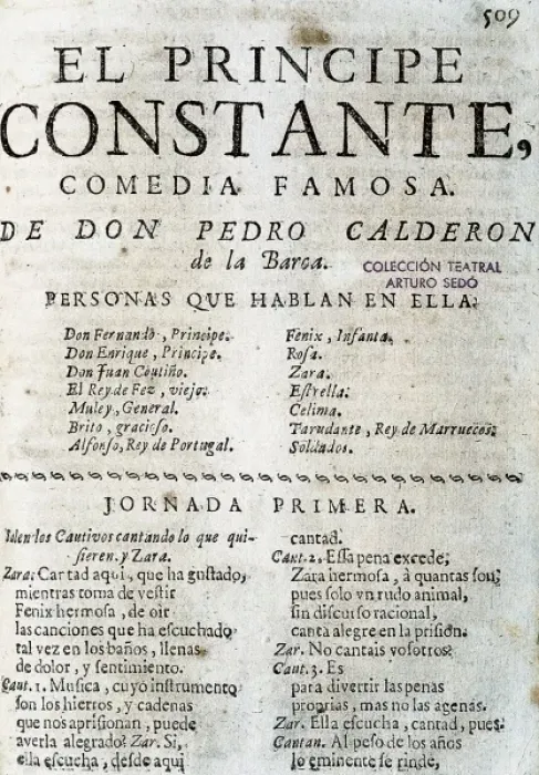 Framed Print : CALDERON DE LA BARCA, Pedro (1600-1681) Framed Print : CALDERON DE LA BARCA, Pedro (1600-1681)