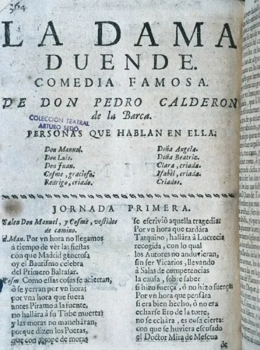 Framed Print : CALDERON DE LA BARCA, Pedro (1600-1681) Framed Print : CALDERON DE LA BARCA, Pedro (1600-1681)