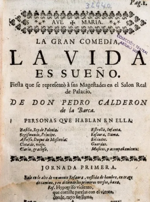 Framed Print : CALDERON DE LA BARCA, Pedro (1600-1681) Framed Print : CALDERON DE LA BARCA, Pedro (1600-1681)