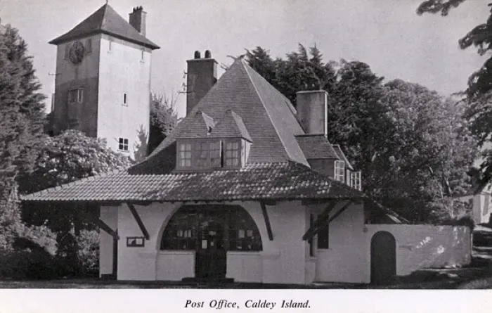 Framed Print : Caldey Island, Wales - The Post Office Framed Print : Caldey Island, Wales - The Post Office