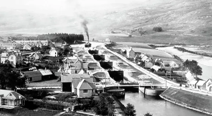 Framed Print : Caledonian Canal. Fort Augustus, Scotland Framed Print : Caledonian Canal. Fort Augustus, Scotland