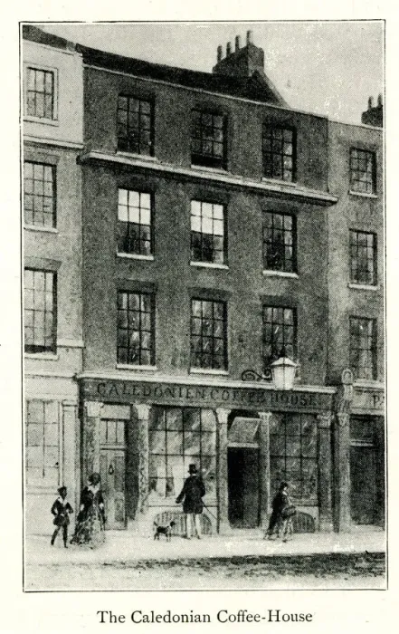 Framed Print : Caledonian Coffee House, Great Russell Street, London Framed Print : Caledonian Coffee House, Great Russell Street, London