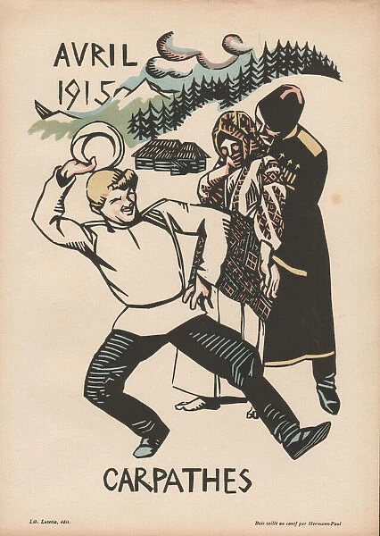 Calendar, April 1915, WW1