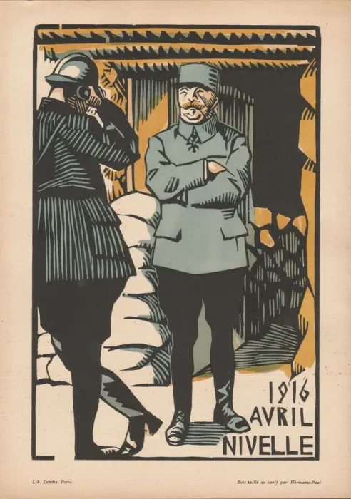 Framed Print : Calendar, April 1916, WW1 Framed Print : Calendar, April 1916, WW1