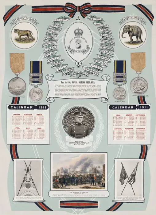 Framed Print : Calendar - British Military Framed Print : Calendar - British Military