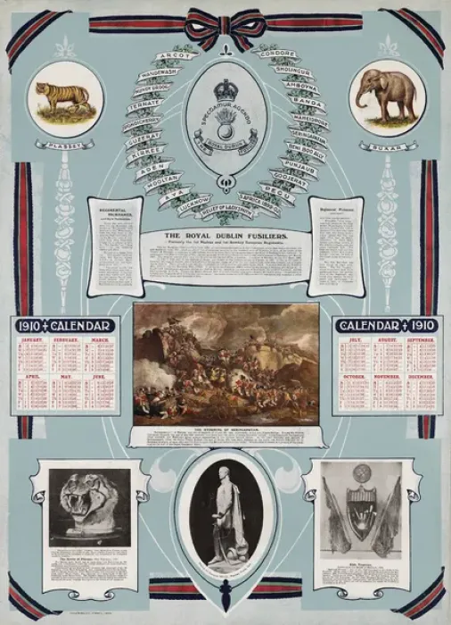 Framed Print : Calendar - British Military Framed Print : Calendar - British Military