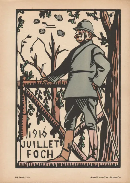Framed Print : Calendar, July 1916, WW1 Framed Print : Calendar, July 1916, WW1