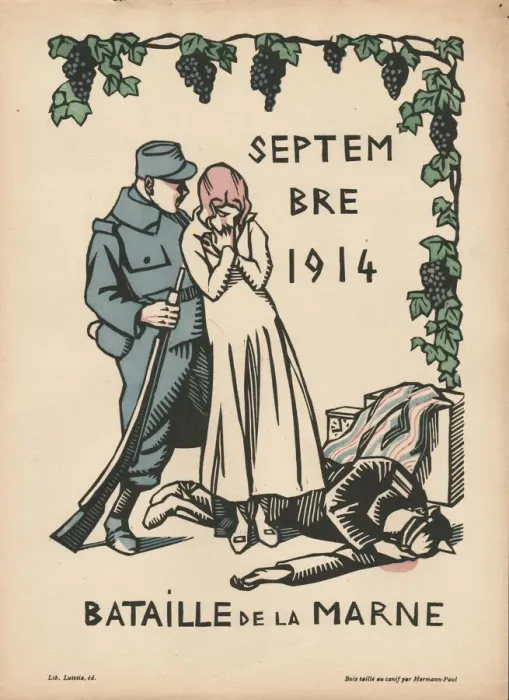 Framed Print : Calendar, September 1914, WW1 Framed Print : Calendar, September 1914, WW1
