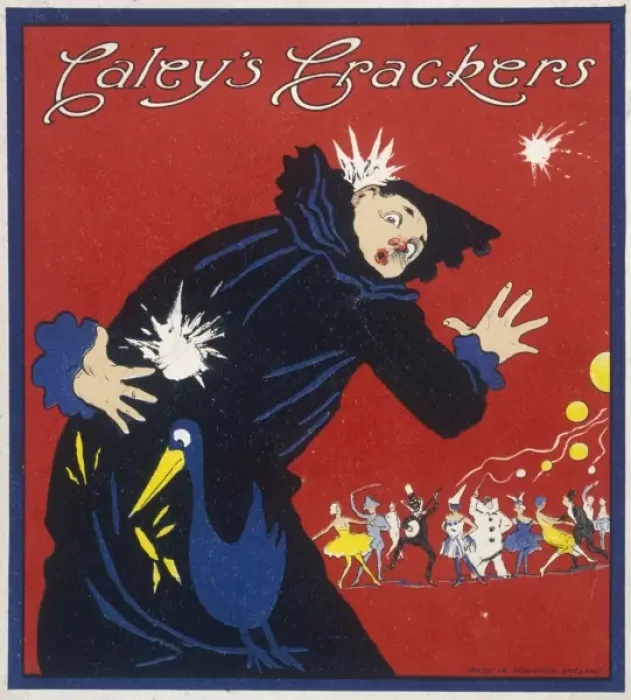 Framed Print : Caleys Christmas Cracker label Framed Print : Caleys Christmas Cracker label
