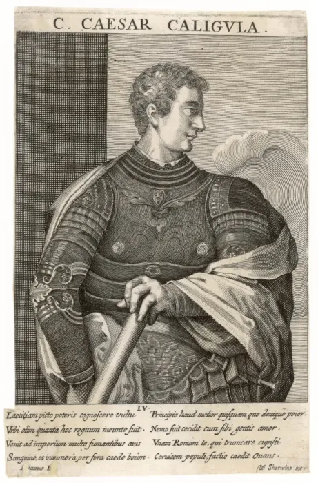 Framed Print : Caligula / Sherwine Framed Print : Caligula / Sherwine