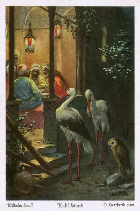 Framed Print : Caliph Stork, an eastern tale Framed Print : Caliph Stork, an eastern tale